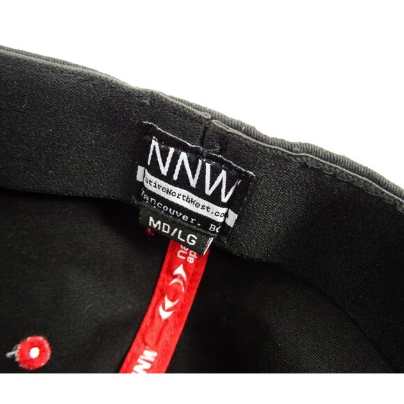 Native North West Red Raven Hat MD/LG Indigenous Art Baseball Cap Vancouver BC - Picture 7 of 8
